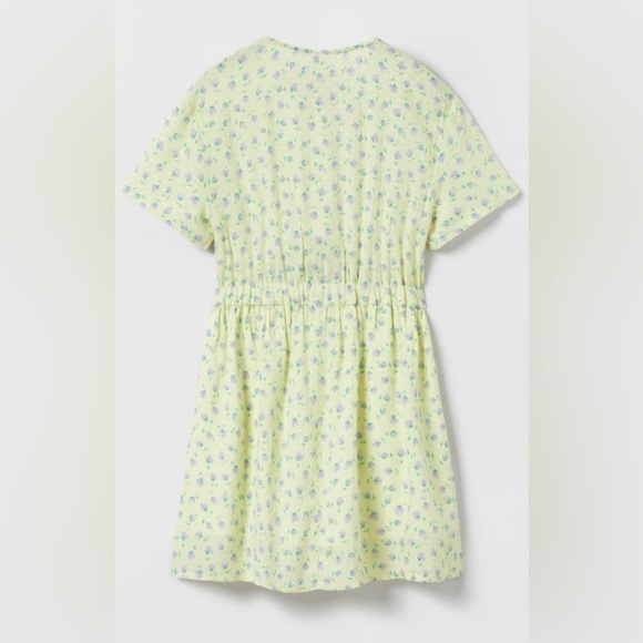 Zara Cut Out Floral Dress - Picture 3 of 8